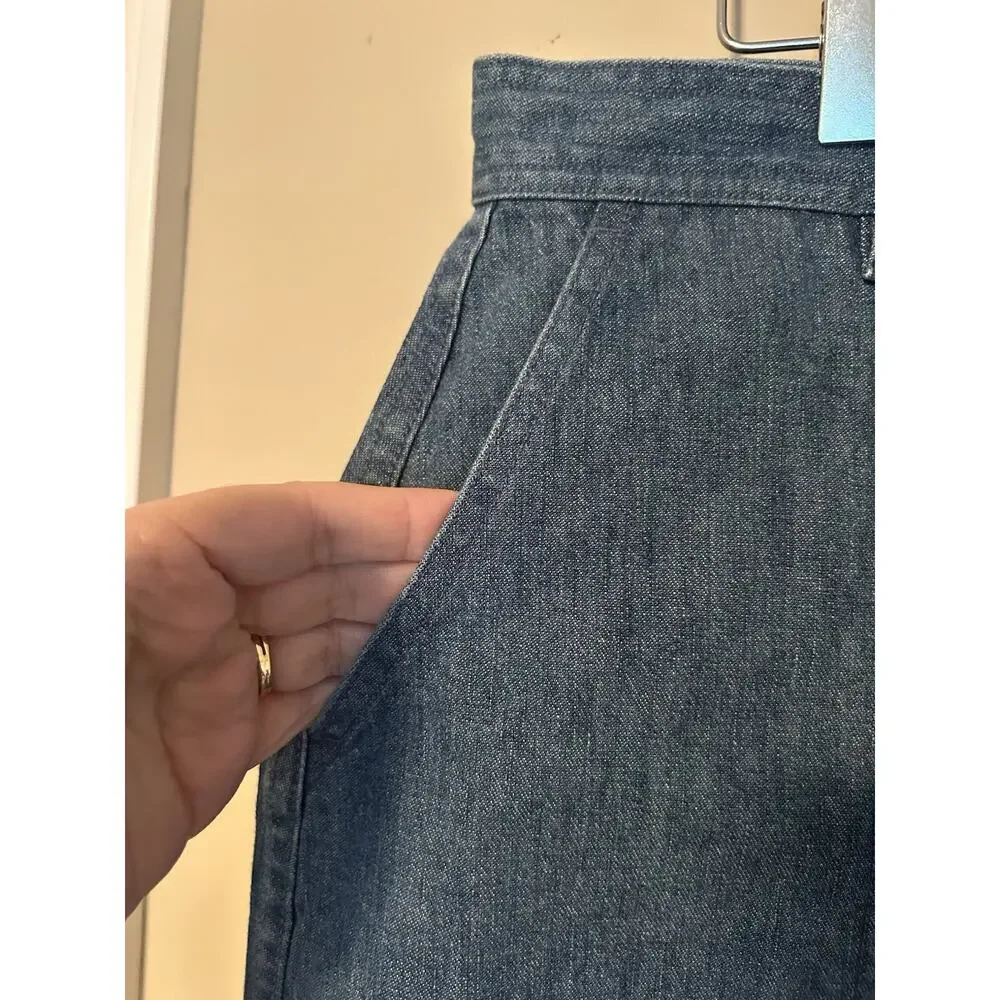 Cabelas Casual Long Denim Skirt Womens 20R - Picture 3 of 9